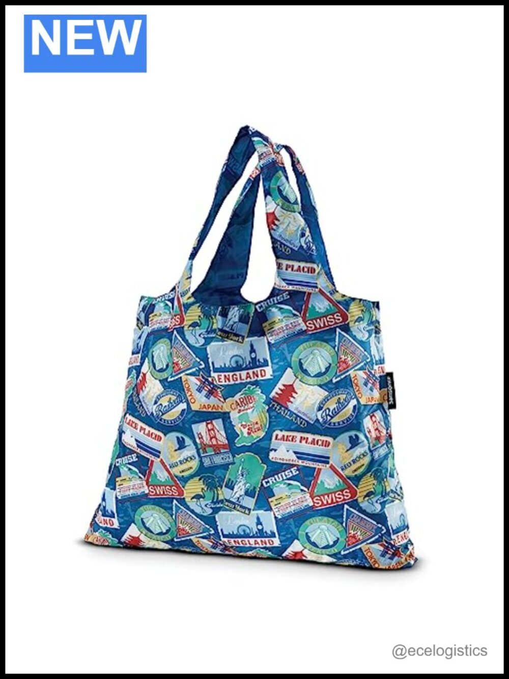 Foldable Travel Tote, Lightweight Polyester, 50lb Capacity